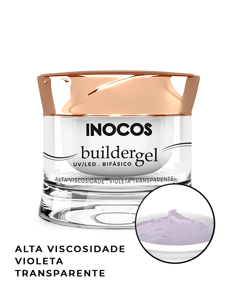 INOCOS GEL VIOLET TRANSPARENT HAUTE VISCOSITE 50GR gel builder construction